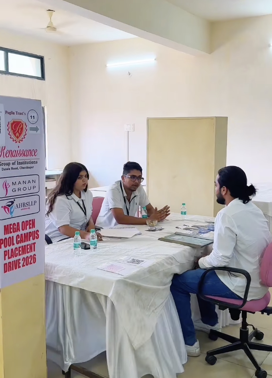 Recruitment interview at Renaissance placement drive
